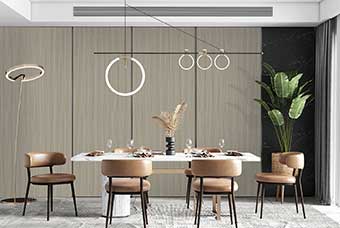 哈尔滨轻奢风格-餐厅