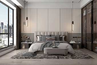 哈尔滨现代风格-卧室