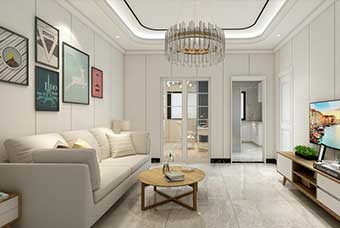 哈尔滨现代风格-客厅