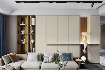 哈尔滨北欧风格-客厅