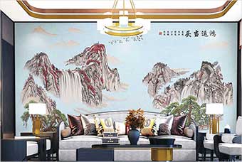 哈尔滨森佰汇航空纤维墙咔（鸿运当头）